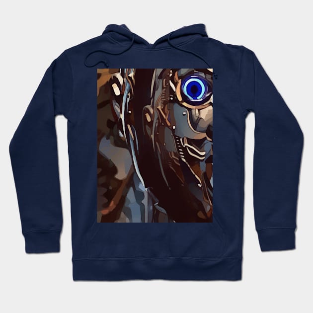 robot Hoodie by samodz